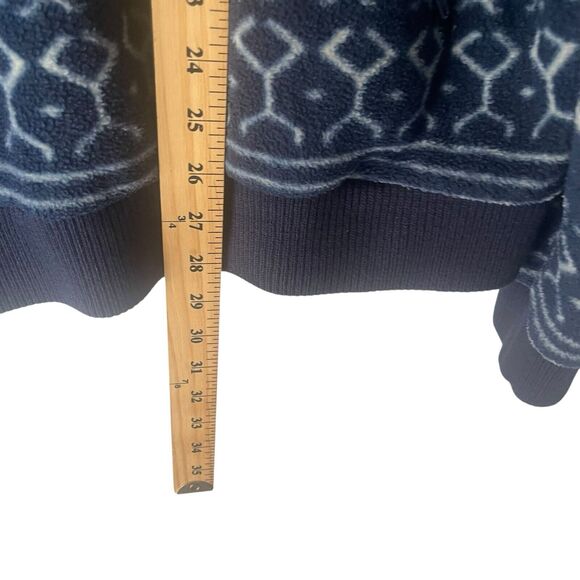 Brooks Brothers Men's Size Large Blue Fair Isle Half Zip Pullover Sweater - Picture 8 of 8